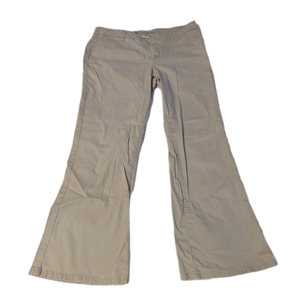 Dickies Khaki Flared Boot Cut Pants